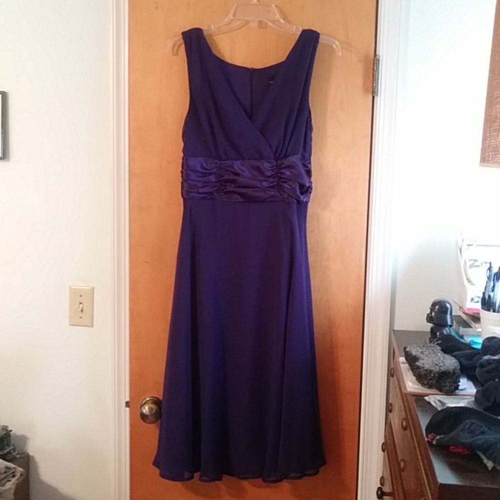 Elegant Purple Summer Dress